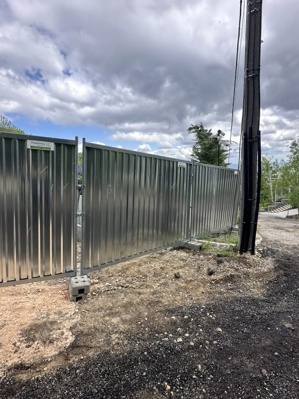 Mobil kerítés, Lemezes mobilkerítés, táblás kerítés, kerítés